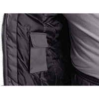 Bunda CXS IRVINE, zimná, pánska, sivo-čierna, veľ. 