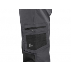 Nohavice CXS SOLIS FLEX, pánske, sivo-čierne