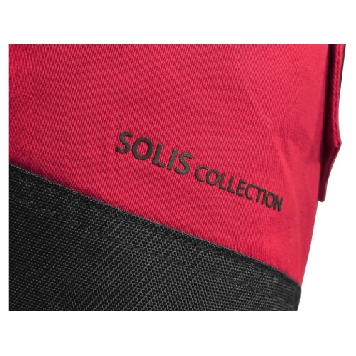 Nohavice CXS SOLIS FLEX, pánske, červeno-čierne, veľ. 