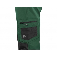 Nohavice CXS SOLIS FLEX, pánske, zeleno-čierne
