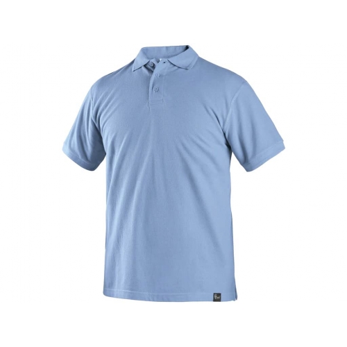 Polo shirt with short sleeves MICHAEL, sky blue