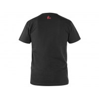 Tričko CXS WORKWEAR, krátký rukáv, čierno-modré-červené, veľ. 