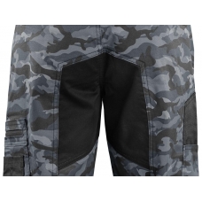 Nohavice CXS SOLIS FLEX, pánske, maskáčovo-čierne, veľ. 