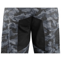 Záhradníky CXS SOLIS FLEX, pánske, maskáčovo-čierne, veľ. 