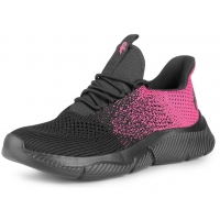 Obuv poltopánka CXS BARBADOS, ružovo-čierna