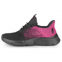 Obuv poltopánka CXS BARBADOS, ružovo-čierna