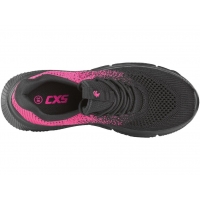 Obuv poltopánka CXS BARBADOS, ružovo-čierna