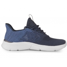 Obuv poltopánka CXS BARBADOS, modro-biela