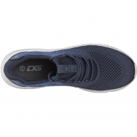 Obuv poltopánka CXS BARBADOS, modro-biela, veľ. 