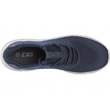 Obuv poltopánka CXS BARBADOS, modro-biela