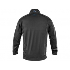 Mikina CXS LEONIS, pánska, čierna s HV modro/červenými doplnkami, veľ. 