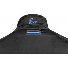 Mikina CXS LEONIS, pánska, čierna s HV modro/červenými doplnkami, veľ. 