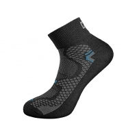 CXS SOFT socks, black and blue