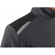 Bunda CXS 4ENVI SOLIS, pánska, fleecová, sivo-čierna, veľ. 