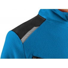 Bunda CXS 4ENVI SOLIS, pánska, fleecová, azúrovo modro-čierna, veľ. 