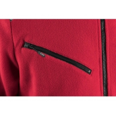 Bunda CXS 4ENVI SOLIS, pánska, fleecová, červeno-čierna, veľ. 