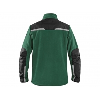 Bunda CXS 4ENVI SOLIS, pánska, fleecová, zeleno-čierna, veľ. 