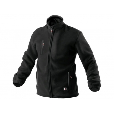 Men's fleece jacket OTAWA, black