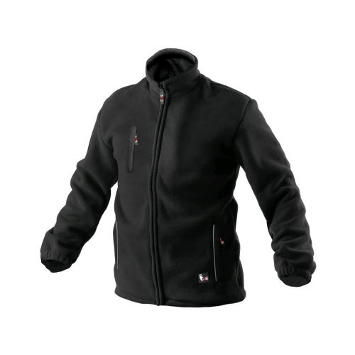 Men's fleece jacket OTAWA, black