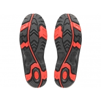 Obuv CXS ROCK APLIT S3, poltopánka, čierno-červená