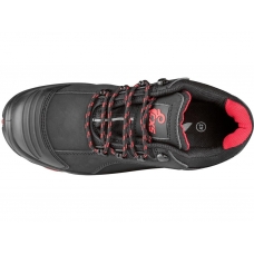 Obuv CXS ROCK APLIT S3, poltopánka, čierno-červená, veľ. 