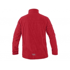 Mikina CXS GRANBY, pánska, fleece, červená, veľ. 