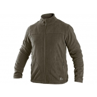 Mikina CXS GRANBY, pánska, fleece, khaki, veľ. 