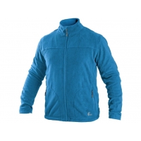 Mikina CXS GRANBY, pánska, fleece, azúrovo modrá, veľ. 
