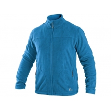 Mikina CXS GRANBY, pánska, fleece, azúrovo modrá, veľ. 