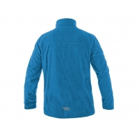 Mikina CXS GRANBY, pánska, fleece, azúrovo modrá, veľ. 
