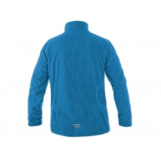 Mikina CXS GRANBY, pánska, fleece, azúrovo modrá, veľ. 