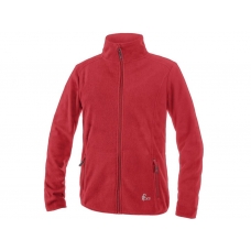 Mikina CXS GRANBY CHILD, detská, fleece, červená, veľ. 