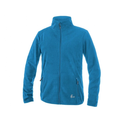 Mikina CXS GRANBY CHILD, detská, fleece, azúrovo modrá, veľ. 