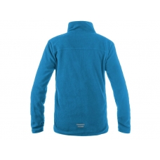 Mikina CXS GRANBY CHILD, detská, fleece, azúrovo modrá, veľ. 