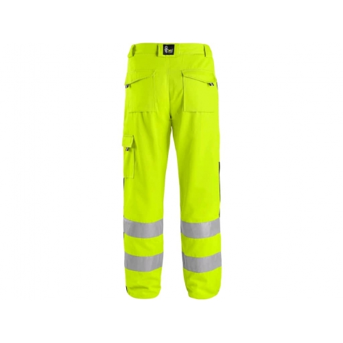 CXS NORWICH, men's warning trousers, yellow-blue