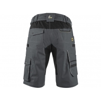 Kraťasy CXS STRETCH, pánske, tmavo sivo-čierne, veľ. 