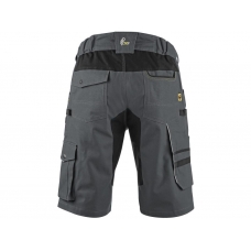 Kraťasy CXS STRETCH, pánske, tmavo sivo-čierne, veľ. 