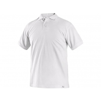 Polo shirt with short sleeves MICHAEL, white