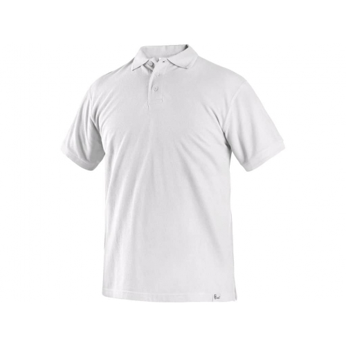 Polo shirt with short sleeves MICHAEL, white