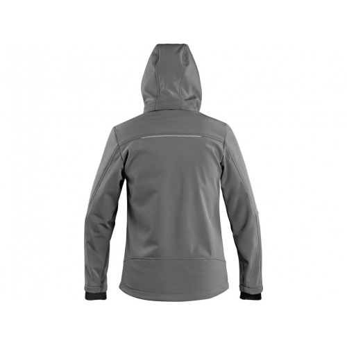Bunda CXS STRETCH, dámska, softshell, sivá, veľ. 