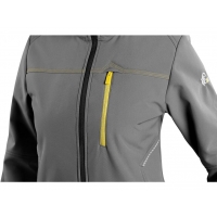 Bunda CXS STRETCH, dámska, softshell, sivá, veľ. 