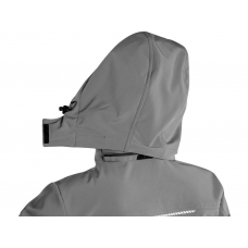 Bunda CXS STRETCH, dámska, softshell, sivá, veľ. 