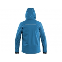 Bunda CXS STRETCH, detská, softshell, stredne modrá, veľ. 