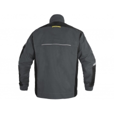 Blúza CXS STRETCH, skrátená verzia, pánska, tmavo sivo-čierna, veľ. 