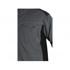 Blúza CXS STRETCH, skrátená verzia, pánska, tmavo sivo-čierna, veľ. 