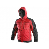CXS IRVINE jacket, winter, men's, red and black