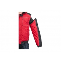 CXS IRVINE jacket, winter, men's, red and black
