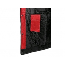 Bunda CXS IRVINE, zimná, pánska, červeno-čierna