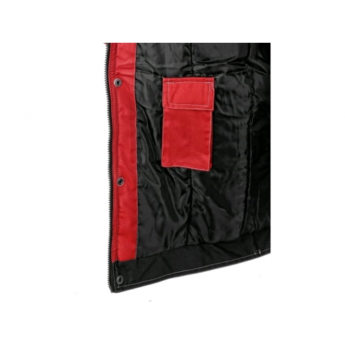 CXS IRVINE jacket, winter, men's, red and black