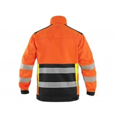 Blúza CXS BENSON, výstražná, pánska, oranžovo-čierna